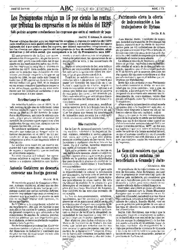ABC SEVILLA 24-09-1996 página 73