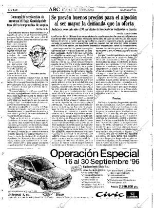 ABC SEVILLA 24-09-1996 página 74