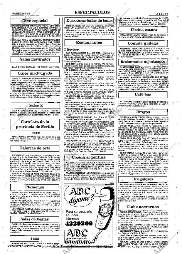 ABC SEVILLA 24-09-1996 página 93