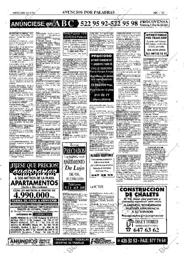 ABC MADRID 25-09-1996 página 105