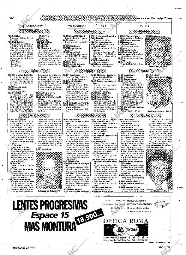 ABC MADRID 25-09-1996 página 135