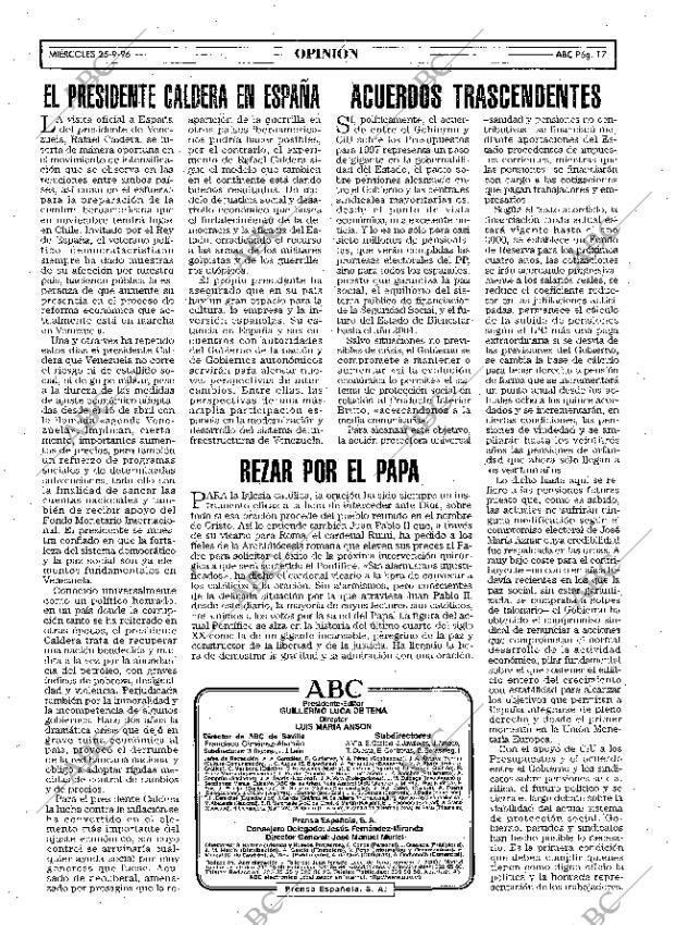 ABC MADRID 25-09-1996 página 17