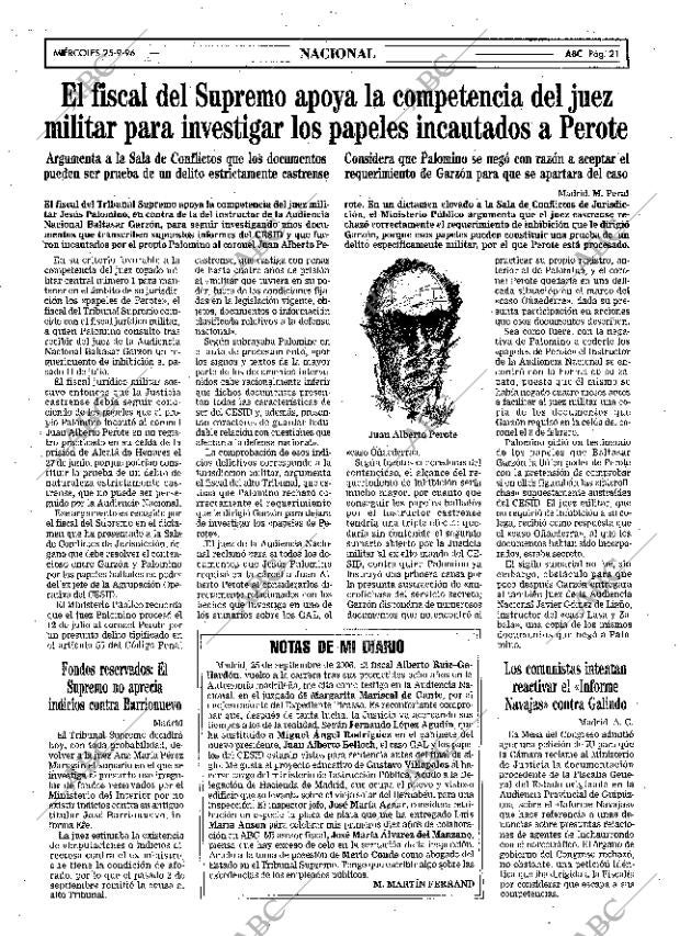 ABC MADRID 25-09-1996 página 21