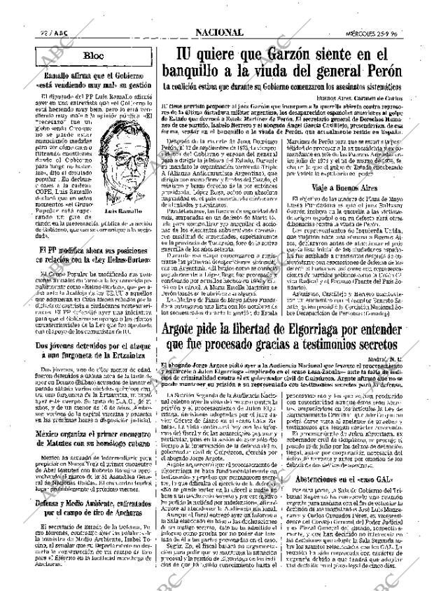 ABC MADRID 25-09-1996 página 22