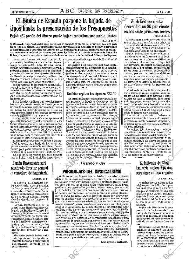 ABC MADRID 25-09-1996 página 41