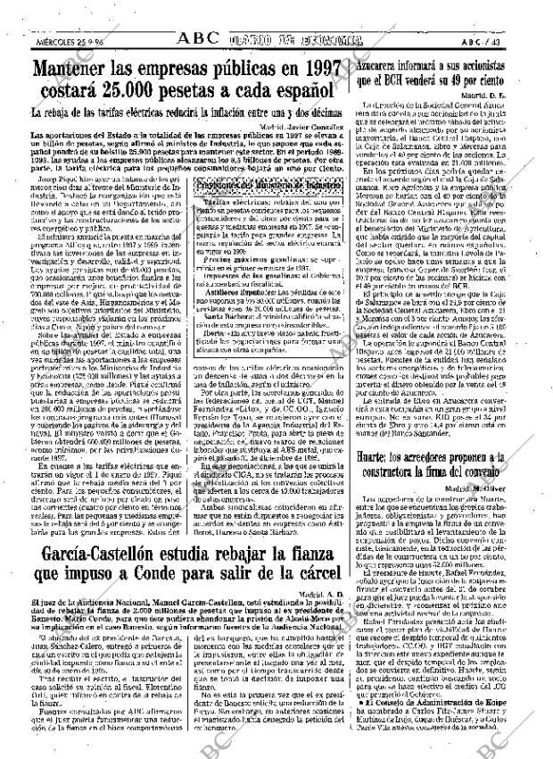 ABC MADRID 25-09-1996 página 43