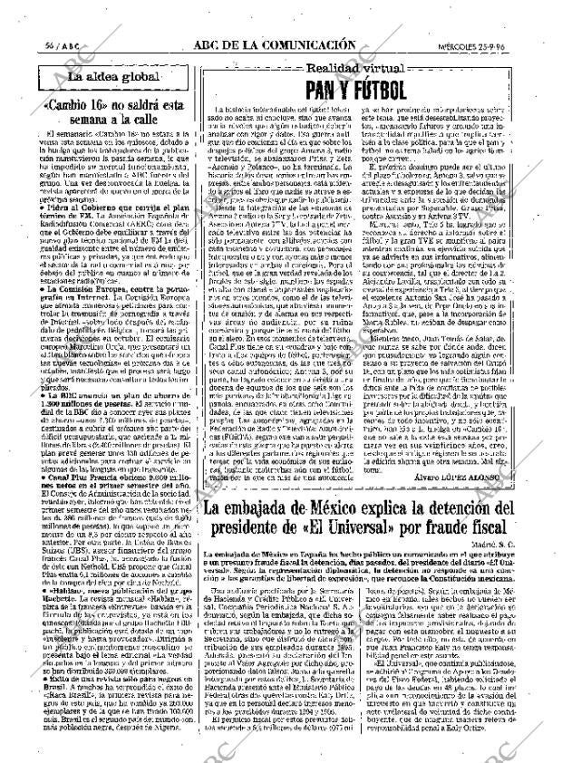 ABC MADRID 25-09-1996 página 56