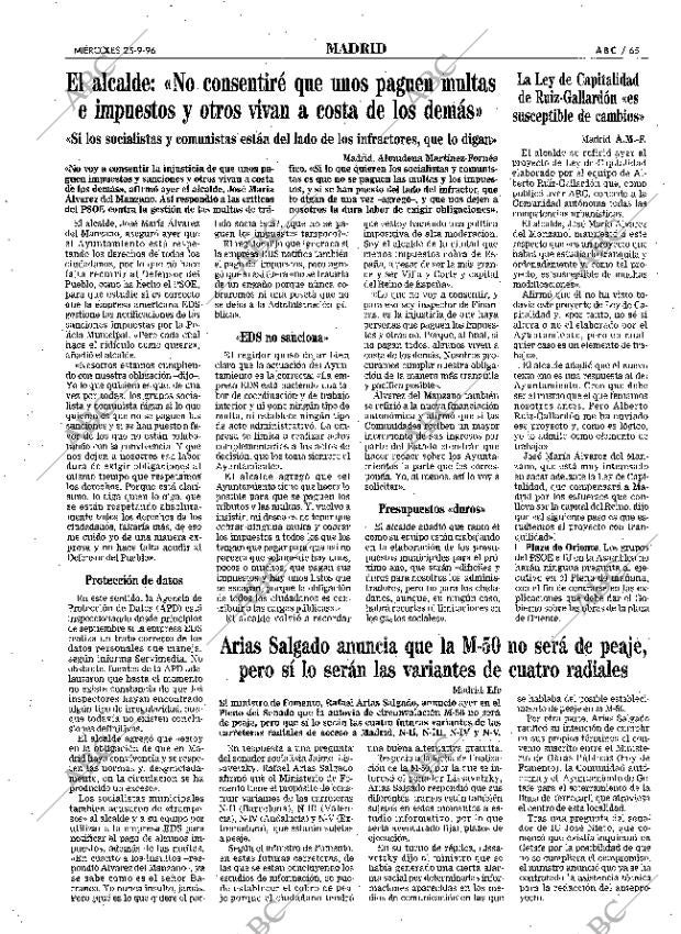 ABC MADRID 25-09-1996 página 65