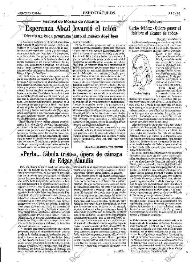 ABC MADRID 25-09-1996 página 83