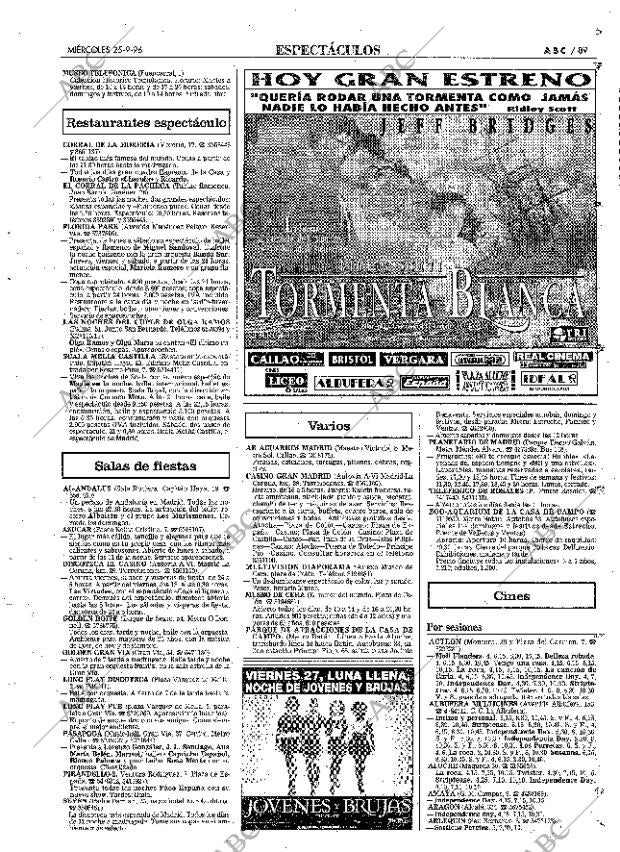 ABC MADRID 25-09-1996 página 89