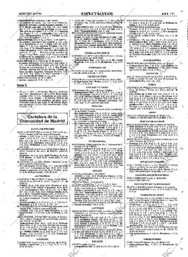 ABC MADRID 25-09-1996 página 91