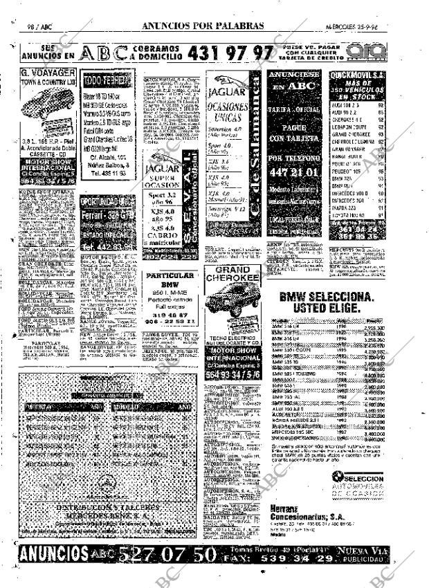 ABC MADRID 25-09-1996 página 98