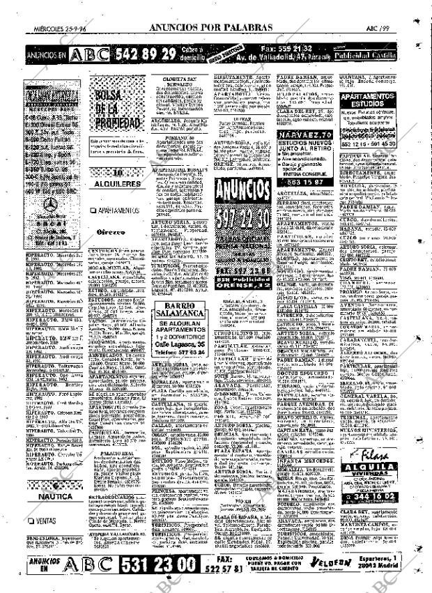 ABC MADRID 25-09-1996 página 99