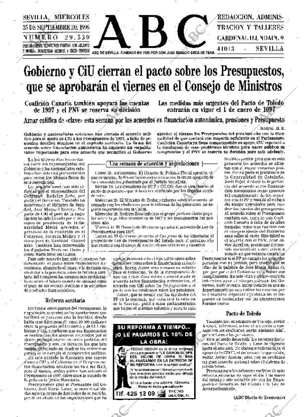 ABC SEVILLA 25-09-1996 página 13
