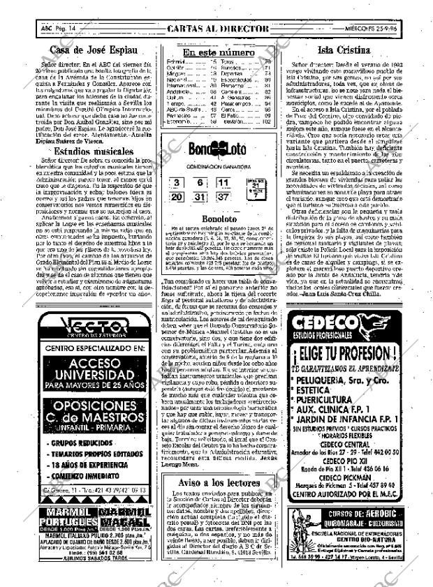 ABC SEVILLA 25-09-1996 página 14