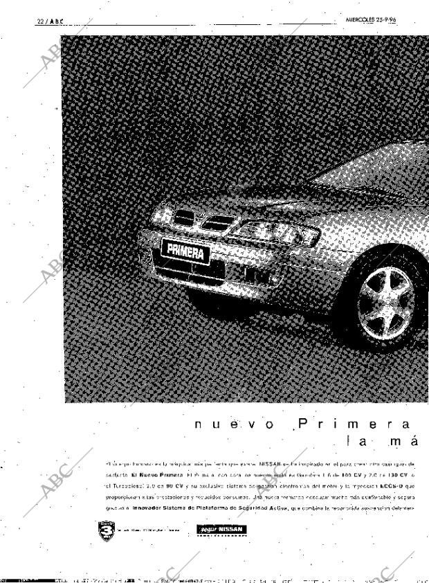 ABC SEVILLA 25-09-1996 página 22