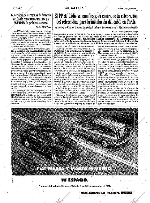 ABC SEVILLA 25-09-1996 página 40