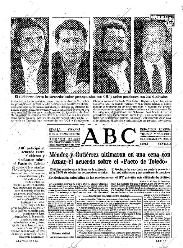 ABC SEVILLA 25-09-1996 página 5