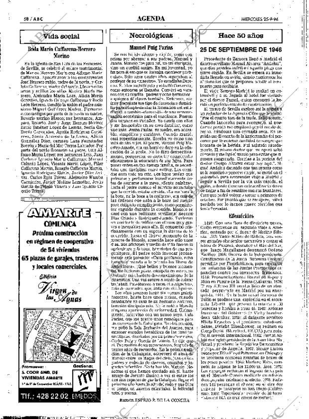 ABC SEVILLA 25-09-1996 página 58