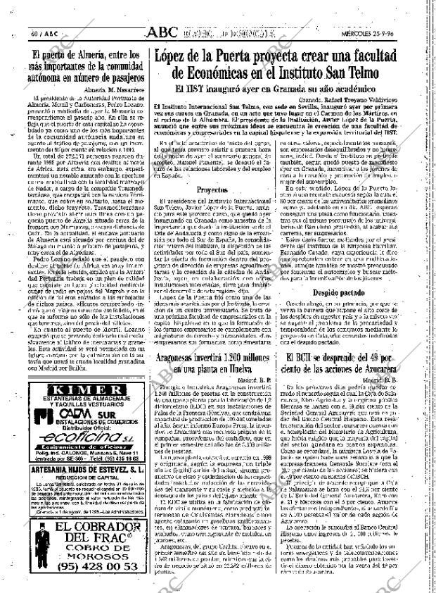 ABC SEVILLA 25-09-1996 página 60