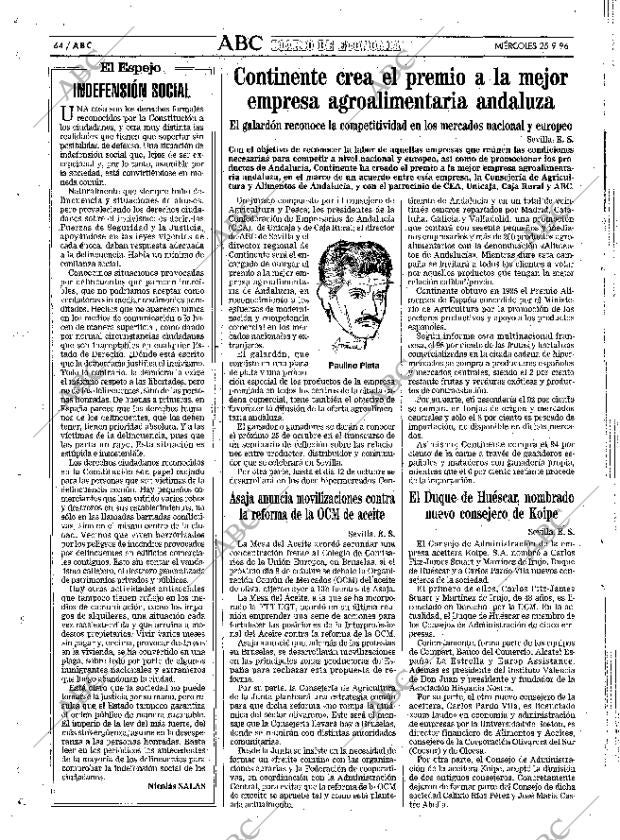 ABC SEVILLA 25-09-1996 página 64