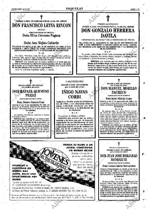 ABC SEVILLA 25-09-1996 página 91