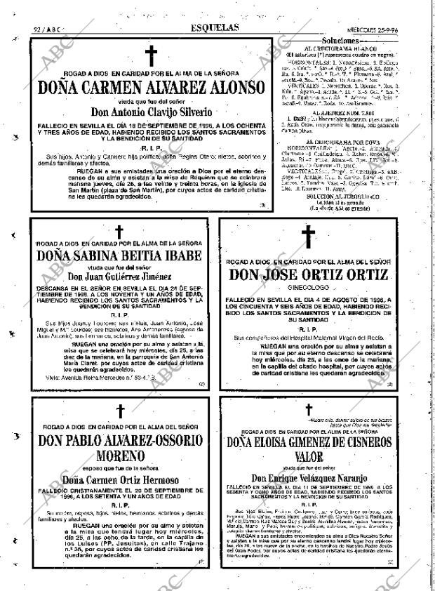 ABC SEVILLA 25-09-1996 página 92