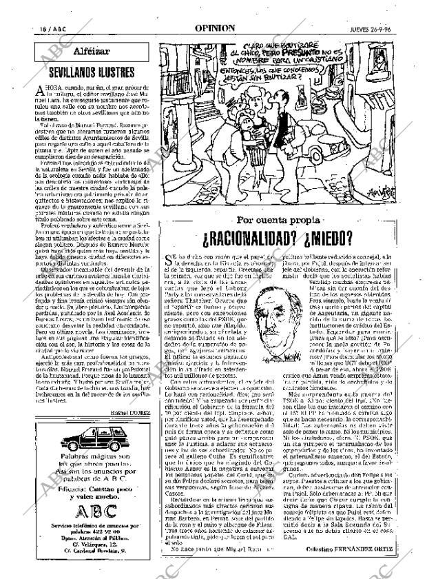 ABC SEVILLA 26-09-1996 página 18