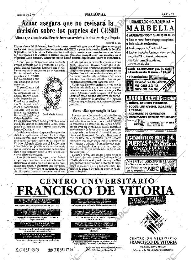 ABC SEVILLA 26-09-1996 página 21