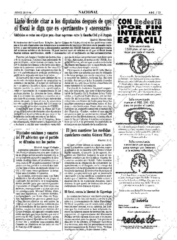 ABC SEVILLA 26-09-1996 página 23