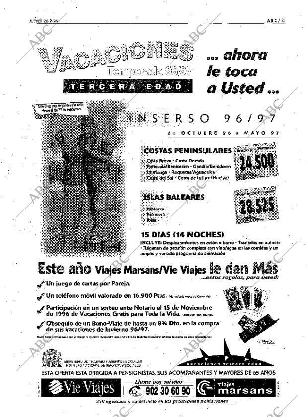 ABC SEVILLA 26-09-1996 página 31