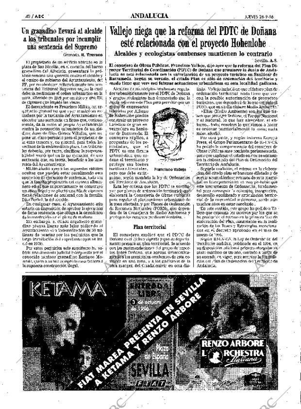 ABC SEVILLA 26-09-1996 página 40