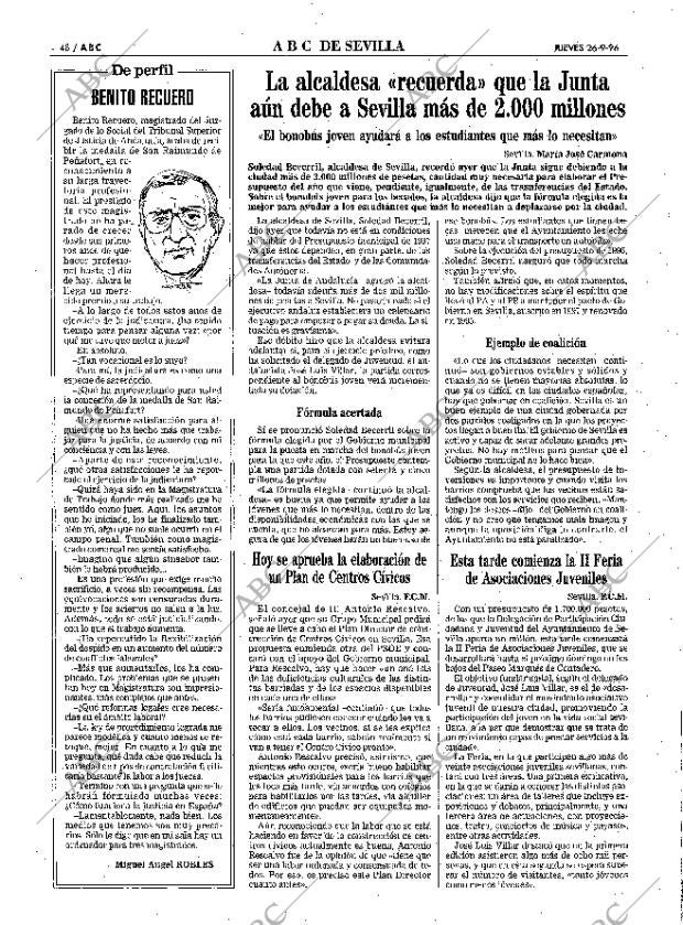 ABC SEVILLA 26-09-1996 página 48