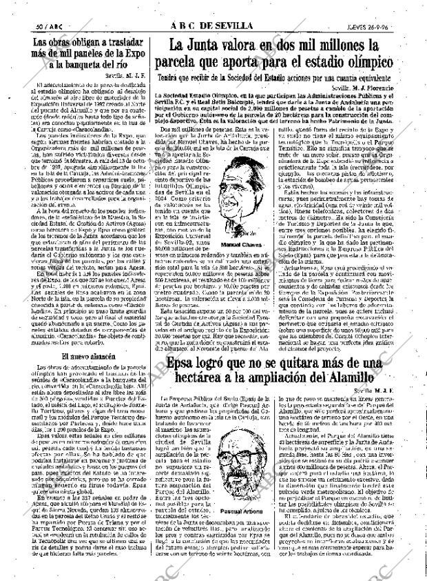 ABC SEVILLA 26-09-1996 página 50