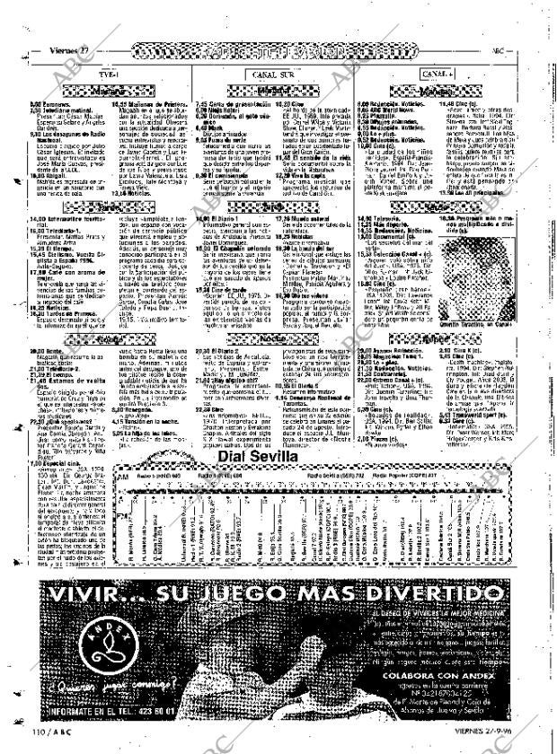 ABC SEVILLA 27-09-1996 página 110