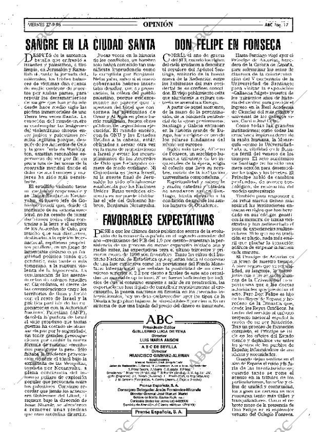 ABC SEVILLA 27-09-1996 página 17