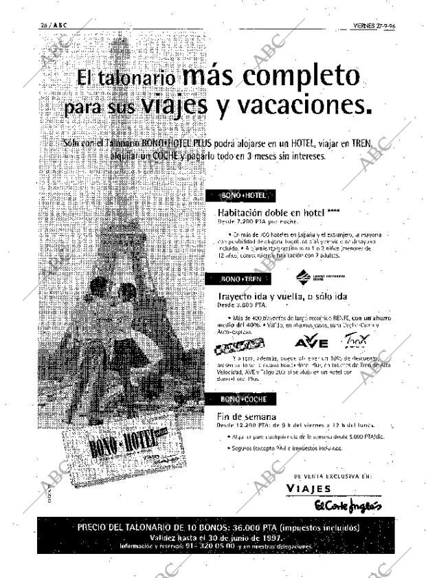 ABC SEVILLA 27-09-1996 página 26