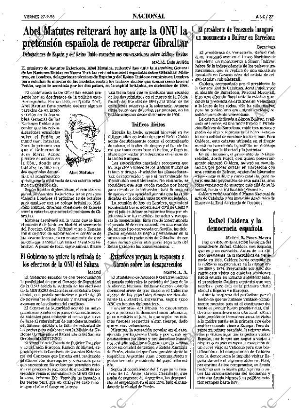 ABC SEVILLA 27-09-1996 página 27