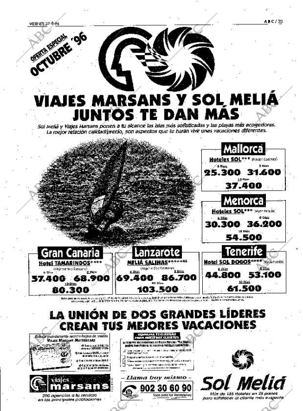ABC SEVILLA 27-09-1996 página 33