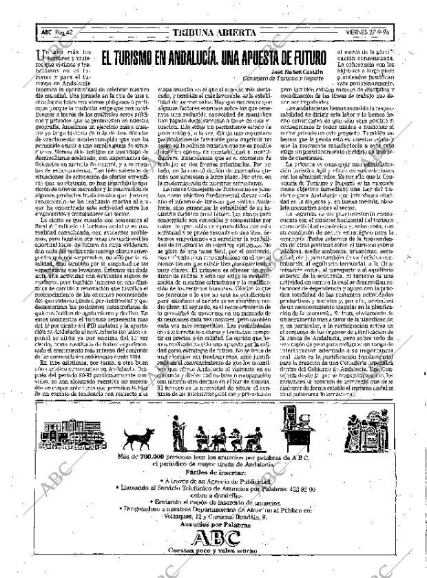 ABC SEVILLA 27-09-1996 página 42