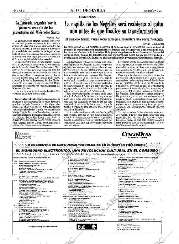 ABC SEVILLA 27-09-1996 página 54