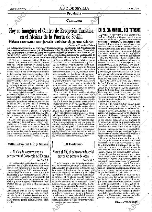 ABC SEVILLA 27-09-1996 página 59