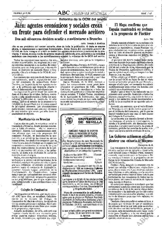 ABC SEVILLA 27-09-1996 página 67