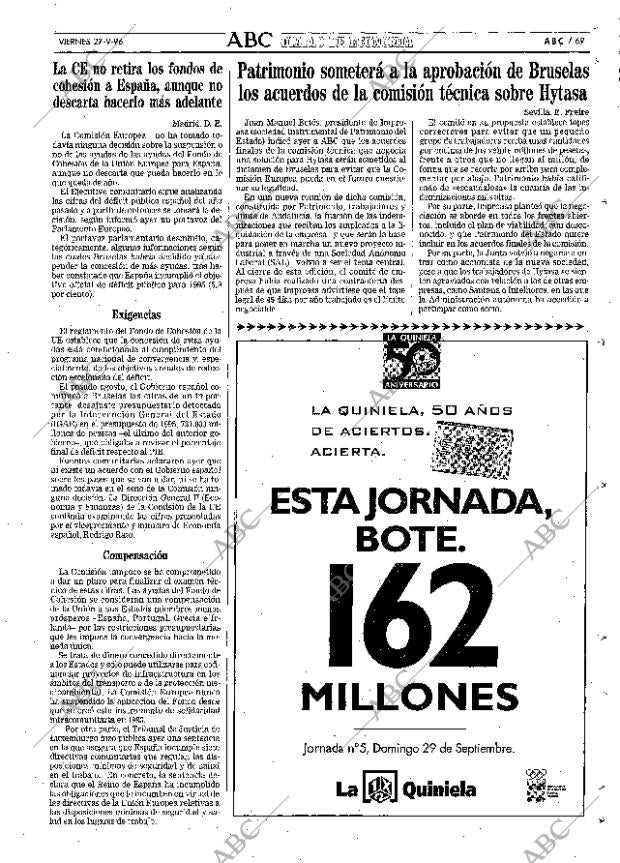 ABC SEVILLA 27-09-1996 página 69