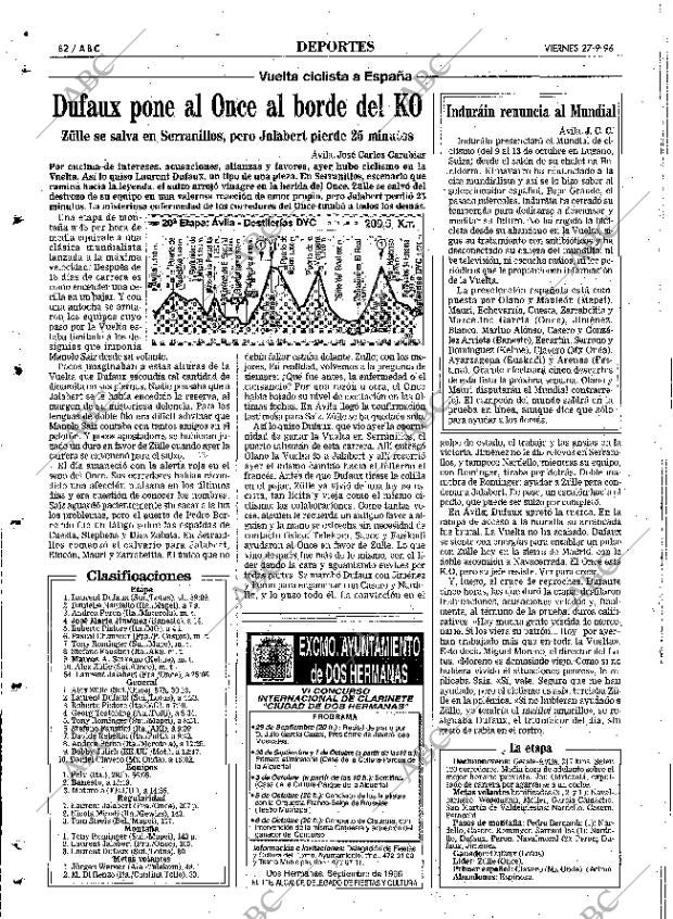 ABC SEVILLA 27-09-1996 página 82