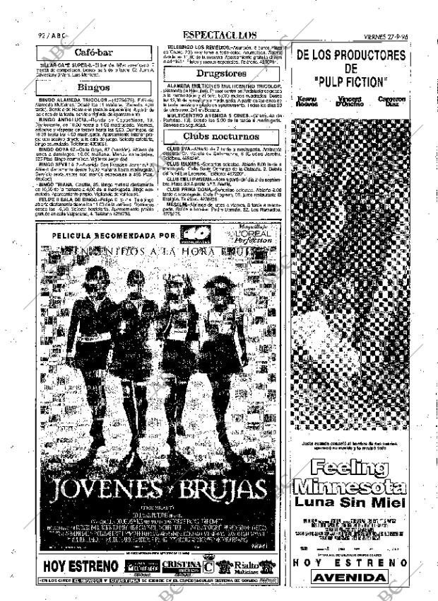 ABC SEVILLA 27-09-1996 página 92