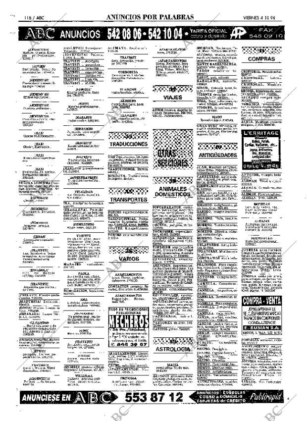 ABC MADRID 04-10-1996 página 118