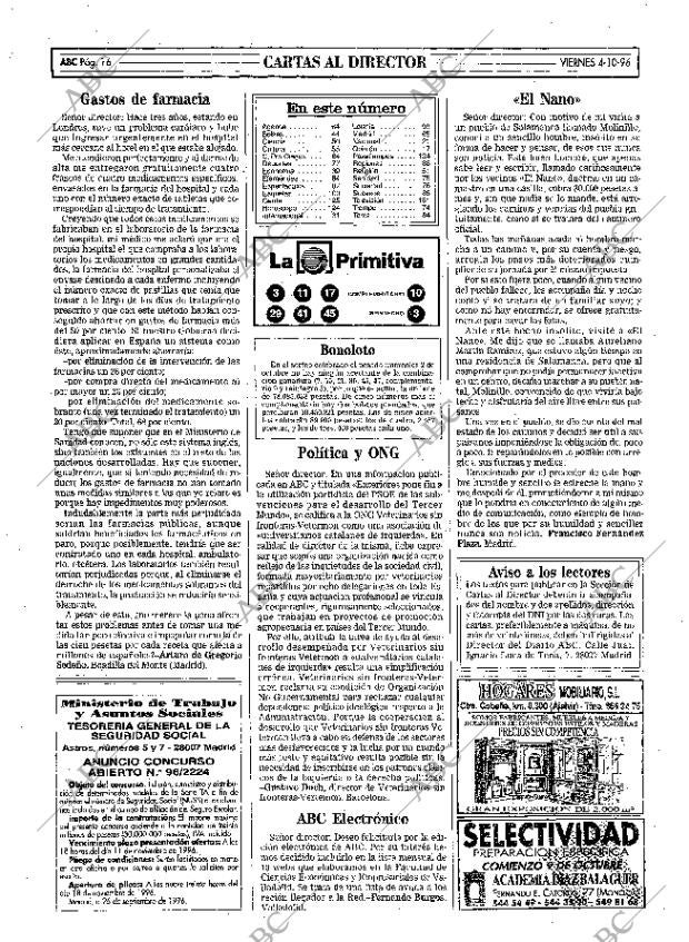 ABC MADRID 04-10-1996 página 16