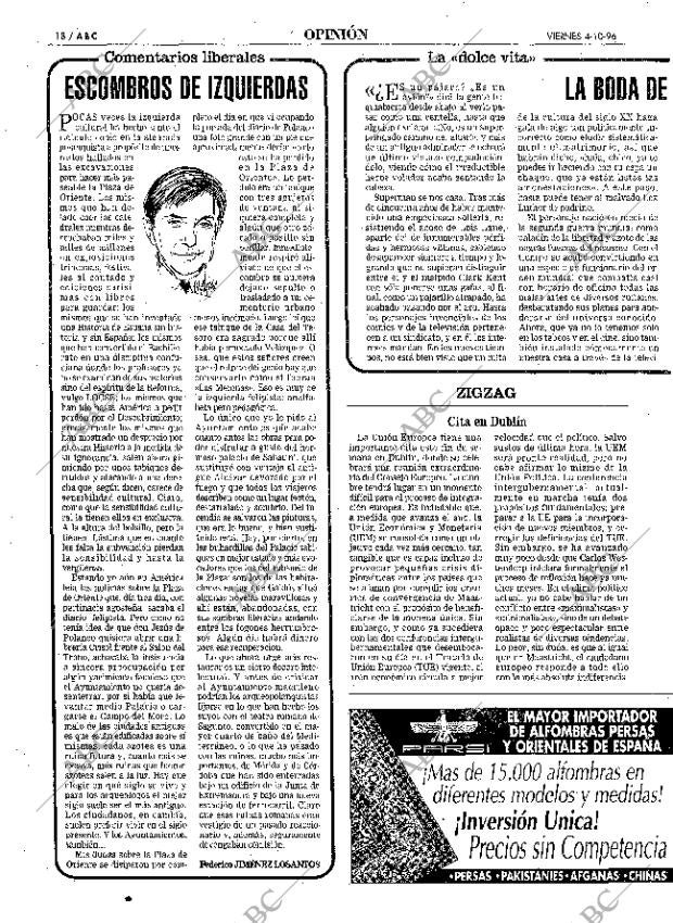 ABC MADRID 04-10-1996 página 18