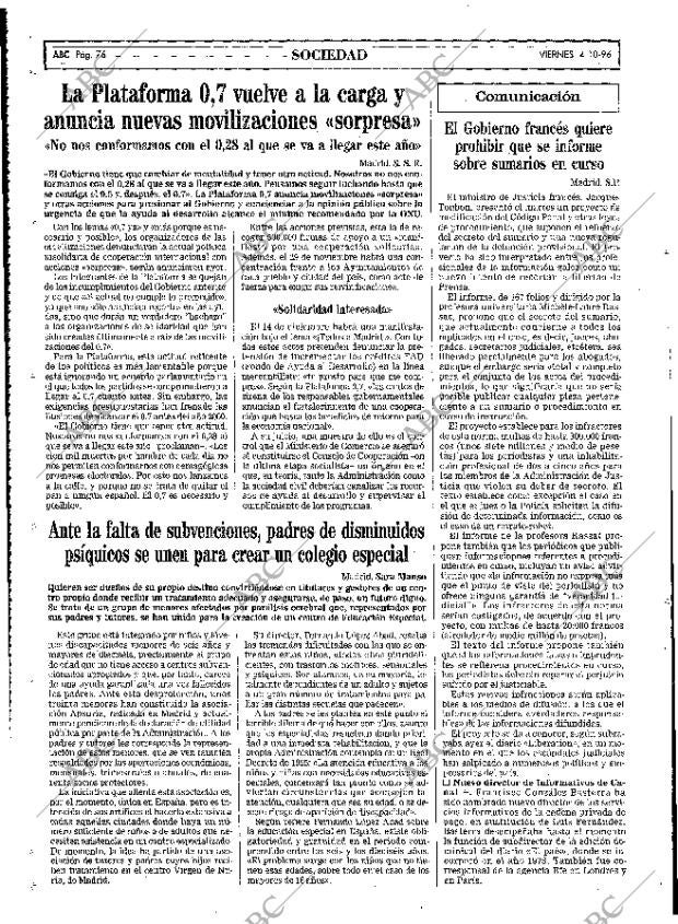 ABC MADRID 04-10-1996 página 76